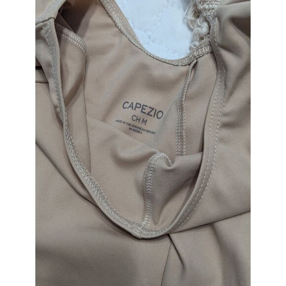 🩰 Capezio Girls' Long Sleeve Unitard Nude Size M NEW - Picture 4 of 4